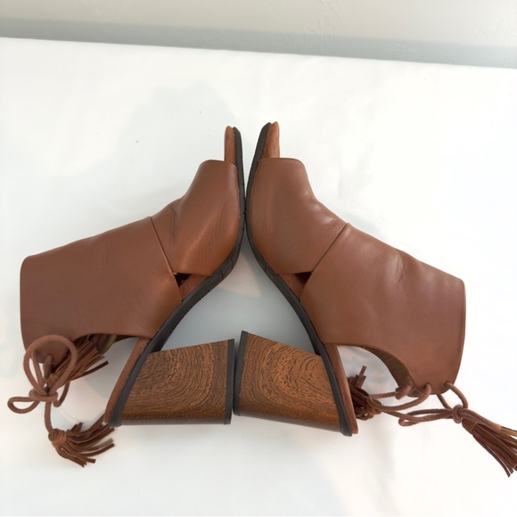 Kenneth Cole Reaction Reach The Stars Block Heel Sandals 8.5 Brown - Picture 8 of 15